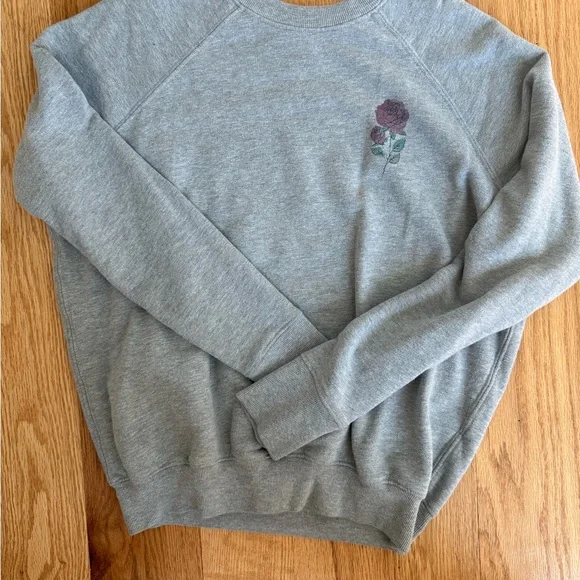 Spiritual Gangster Love More Gray Crewneck Sweatshirt XS - Picture 2 of 5